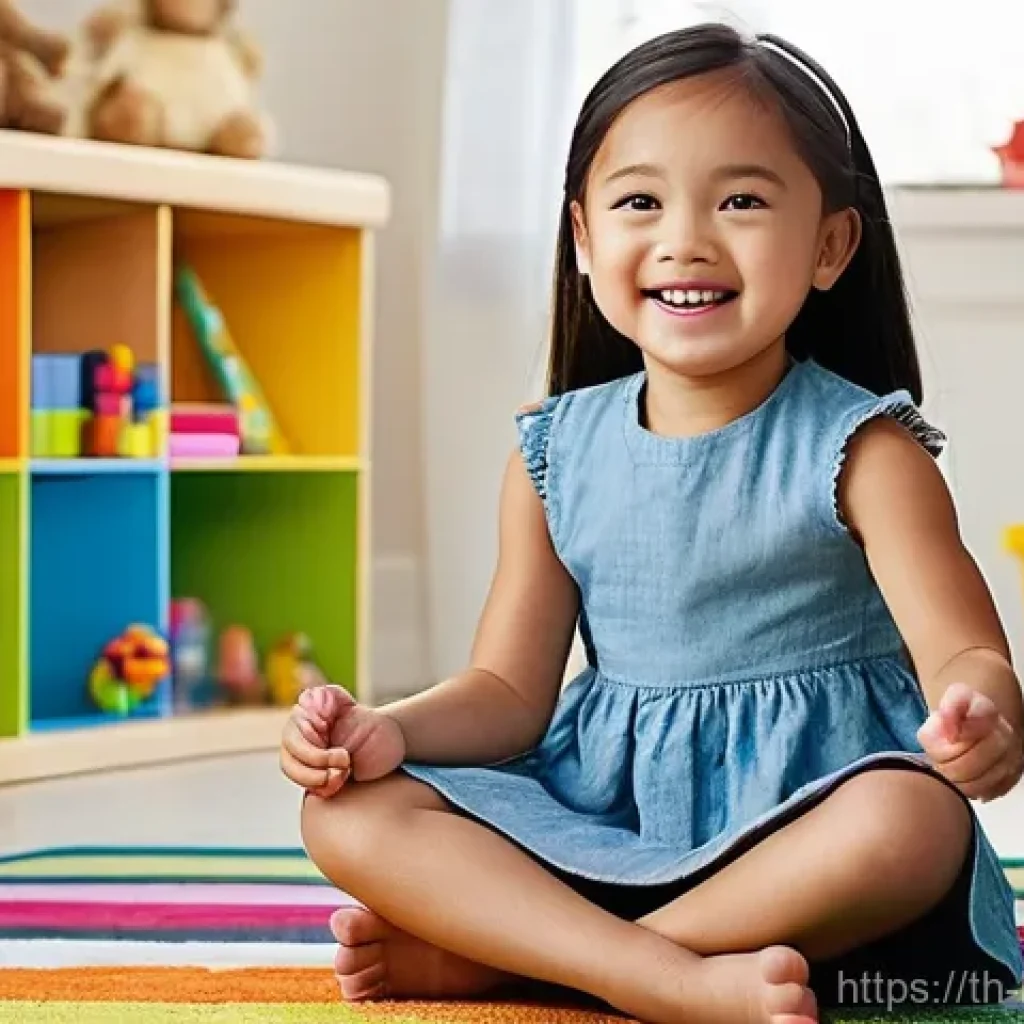 헤이지니의 주요 협찬 브랜드 - **Imaginative Toy Playtime:** A cheerful and energetic young girl, around 10-12 years old, with a br...