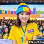 Home 23 헤이지니의 오프라인 팬덤 이벤트 - A vibrant fan meeting scene at the Bangkok International Trade and Exhibition Centre, showcasing ent...