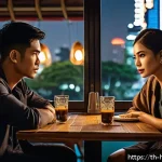 헤이지니의 대표적인 시리즈 - A detailed scene of a complex drama series set in modern Bangkok, featuring diverse characters with ...