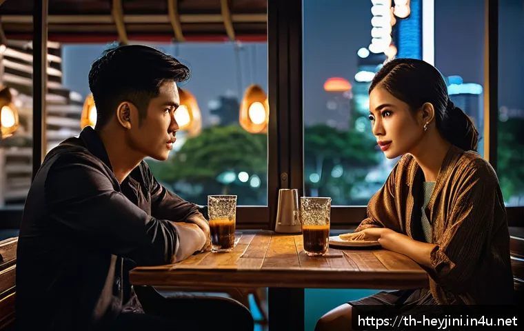 헤이지니의 대표적인 시리즈 - A detailed scene of a complex drama series set in modern Bangkok, featuring diverse characters with ...